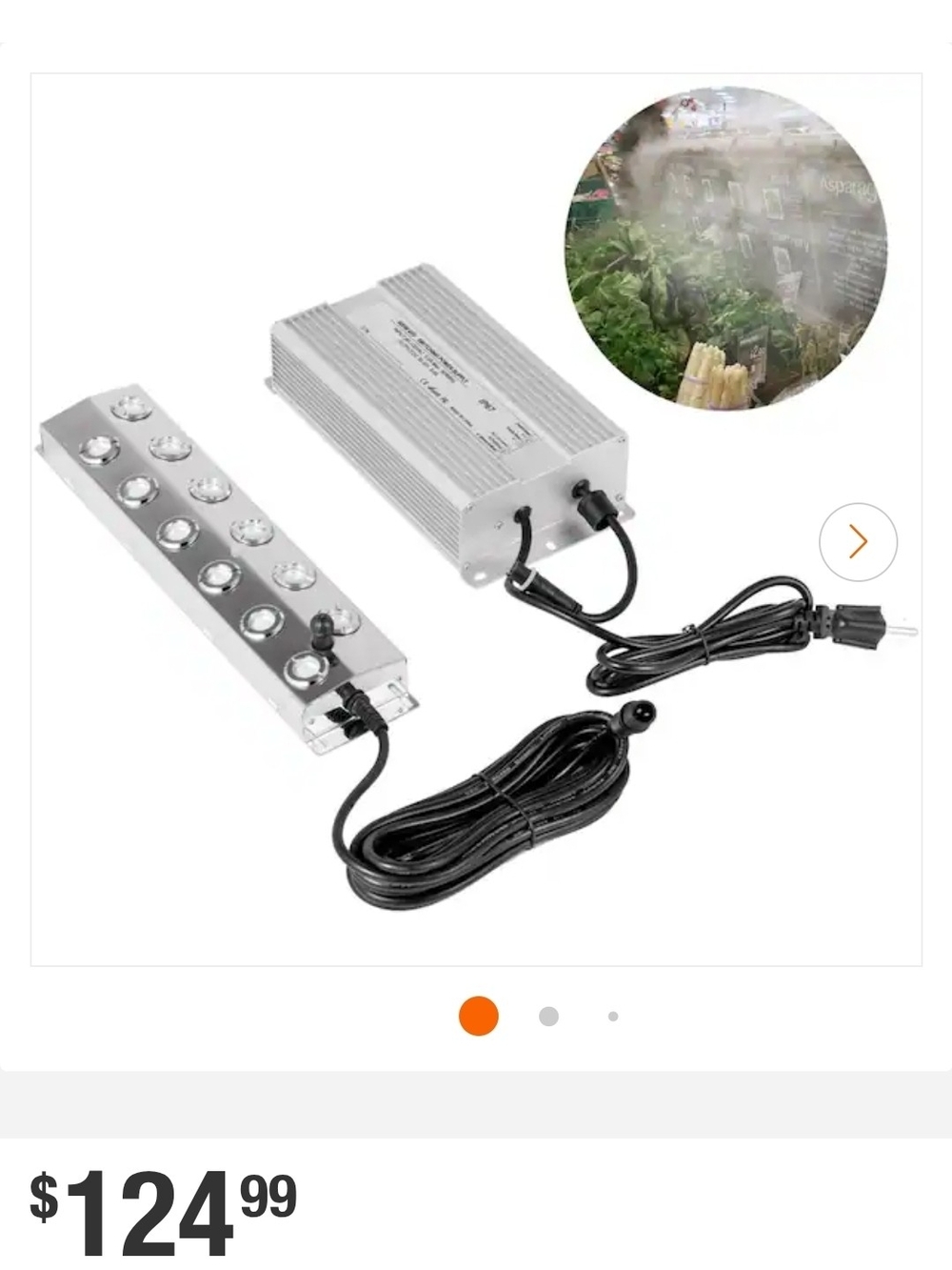 Mist Maker 12 Head Ultrasonic Mist Fogger Waterproof Power Supply Ultrasonic Fog